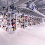 Manual order picking shelving systems